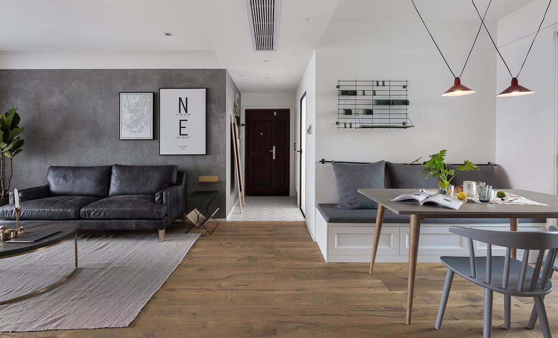 125㎡里的北歐ins風(fēng)，渾然一體，安之若素！